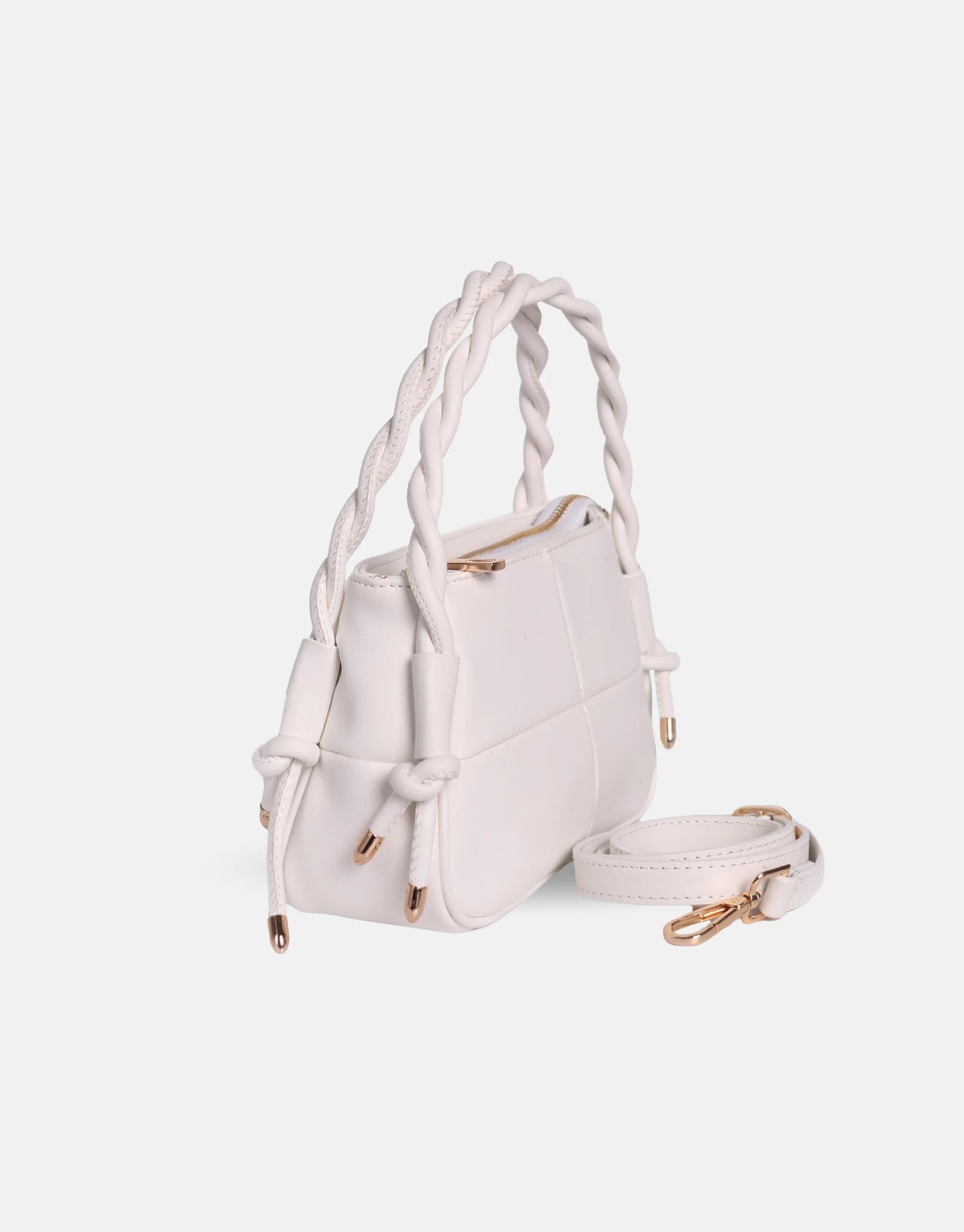 Iris White Crossbody Bag for Women | Leather Handbag