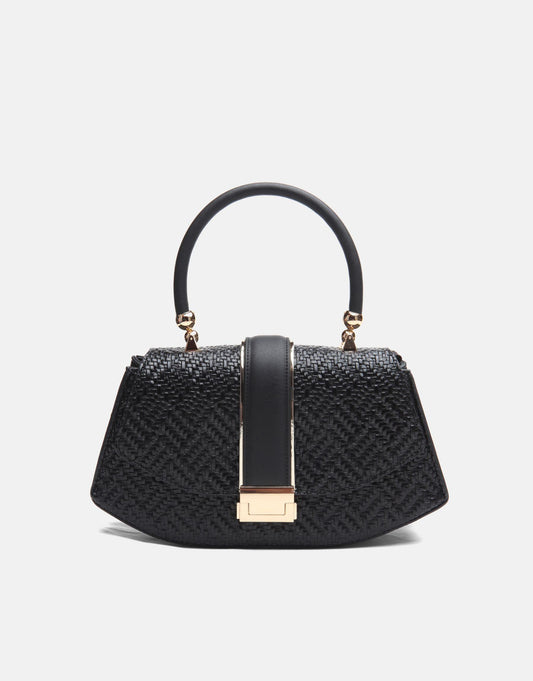 Black desinger luxury Leather Handbag for women