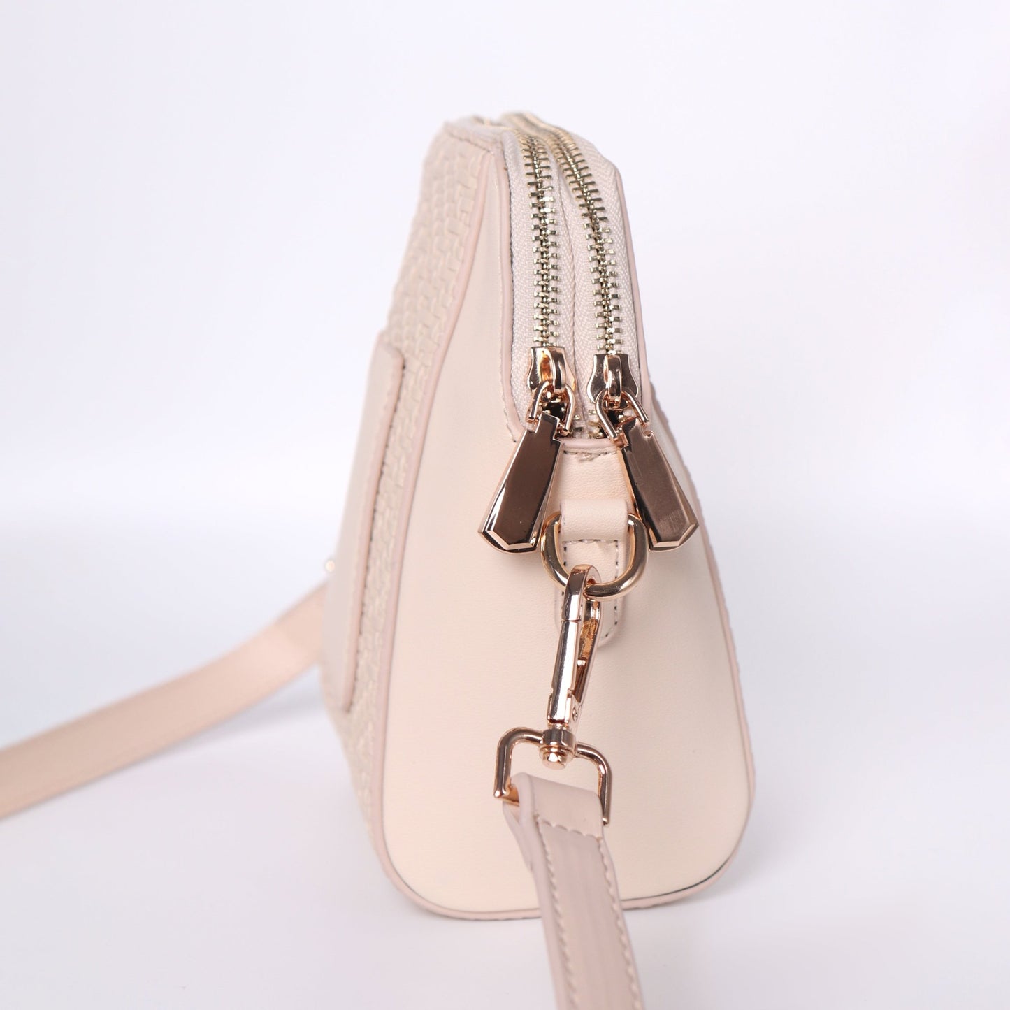 Minimalist Beige Crossbody Bag for Women - Anharo