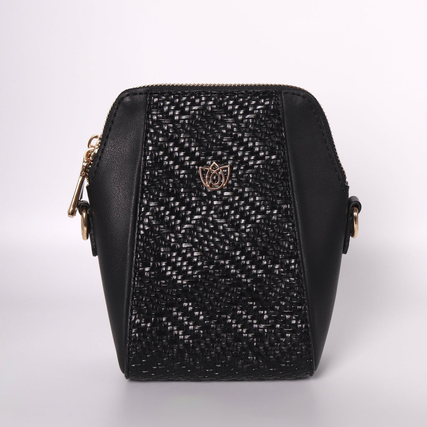 Minimalist Black Crossbody Bag for Women - Anharo