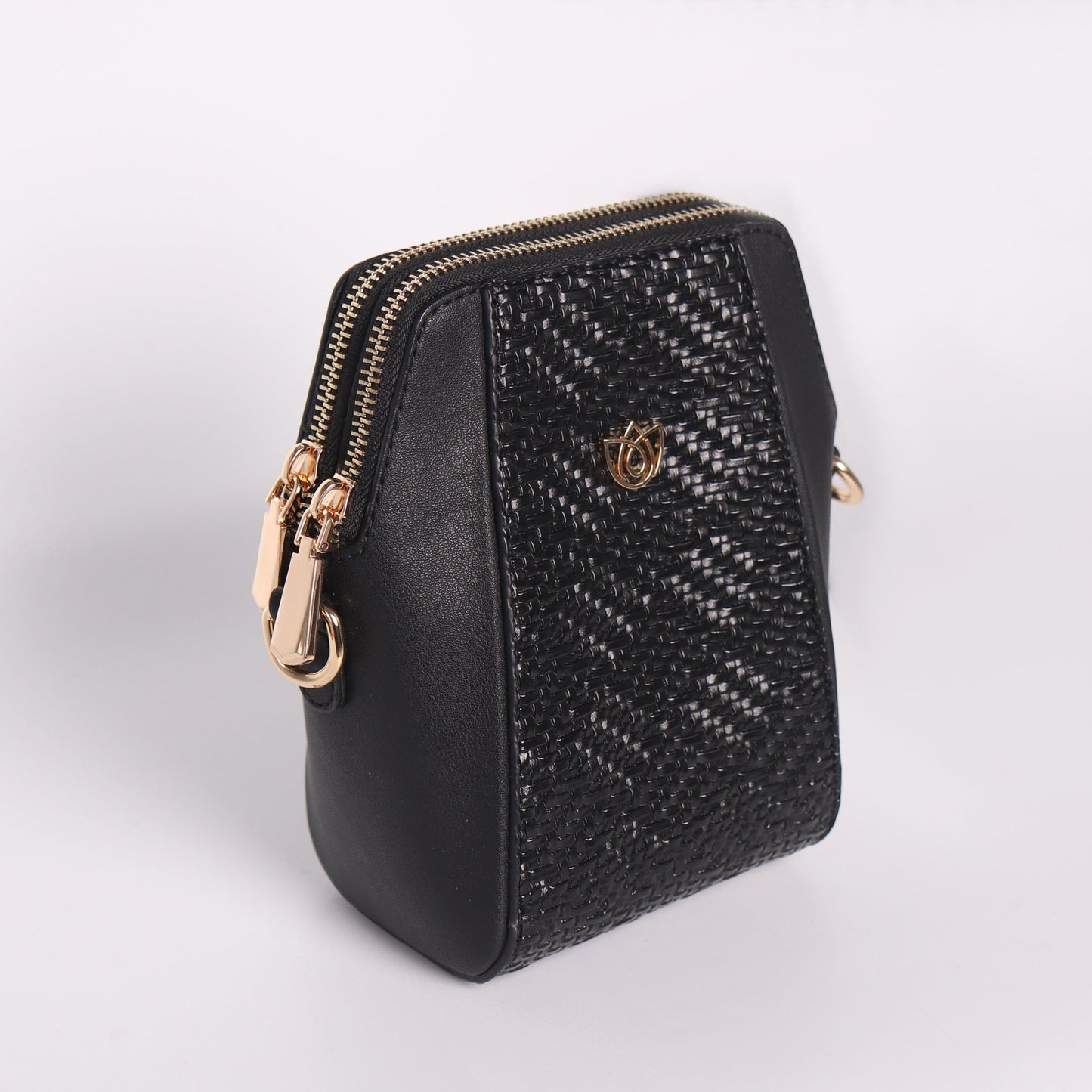 Minimalist Black Crossbody Bag for Women - Anharo