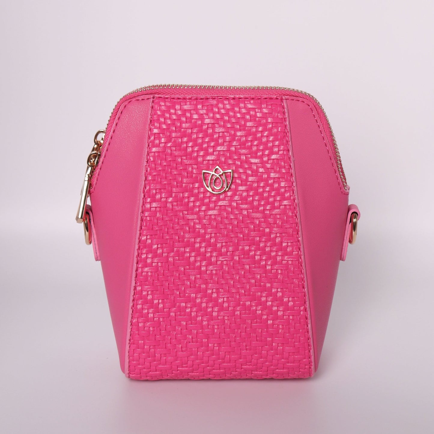 Minimalist Pink Crossbody Bag for Women - Anharo