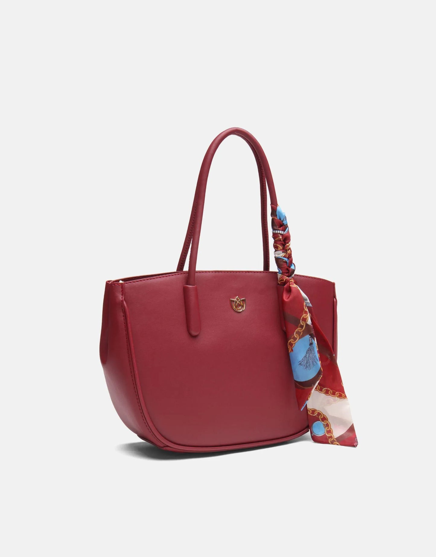 Nisa-Burgundy Leather Handbag