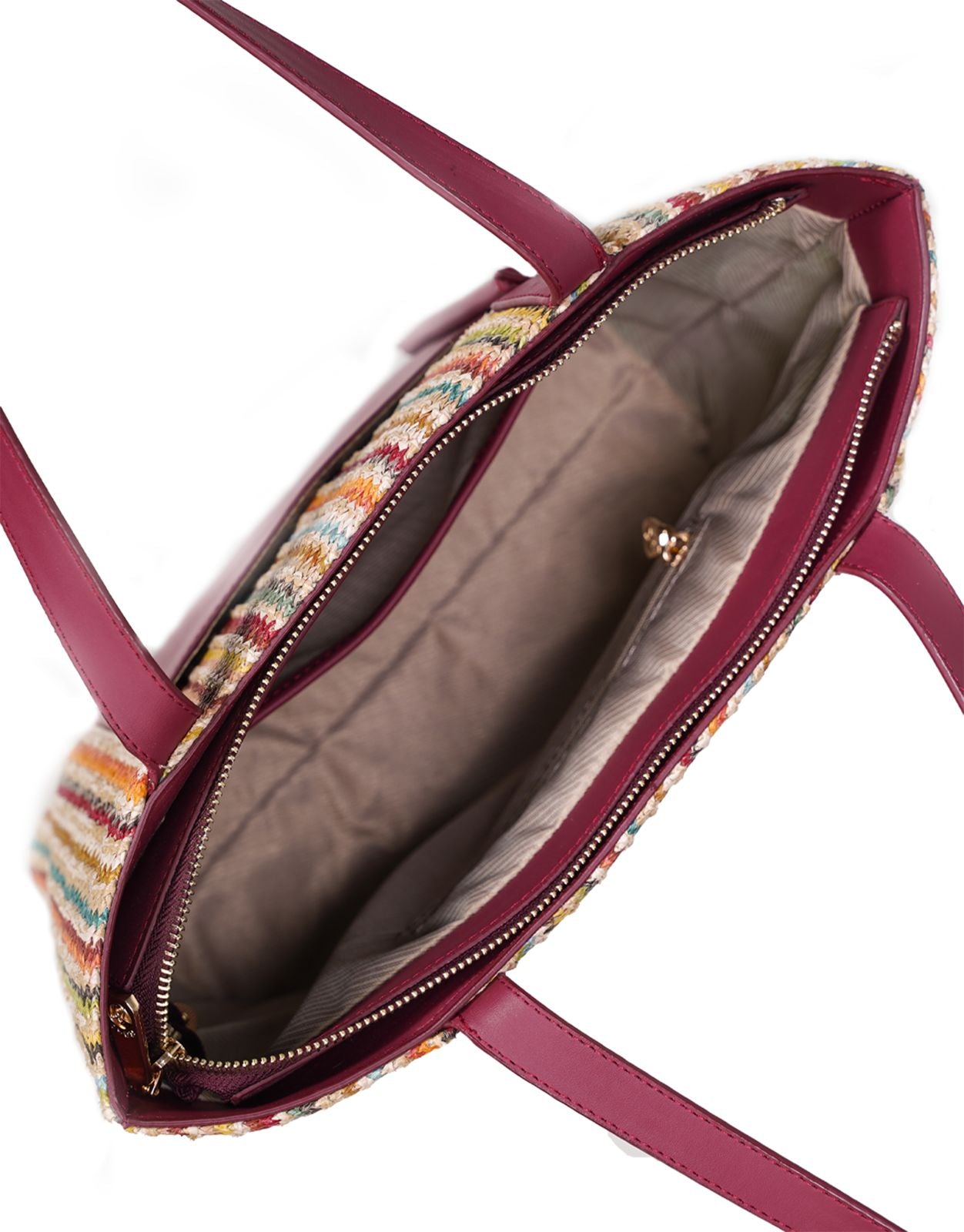 Anharo Handwoven 2025 Summer Tote - Burgundy