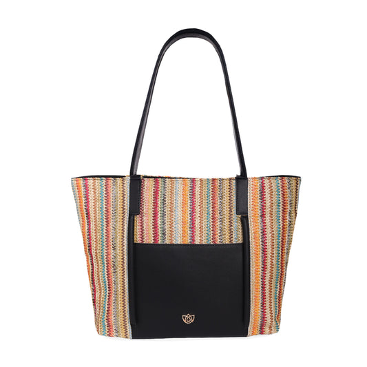Anharo Handwoven 2025 Summer Tote - Black