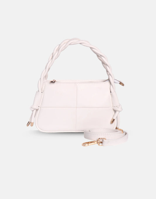 Iris White Crossbody Bag for Women | Leather Handbag