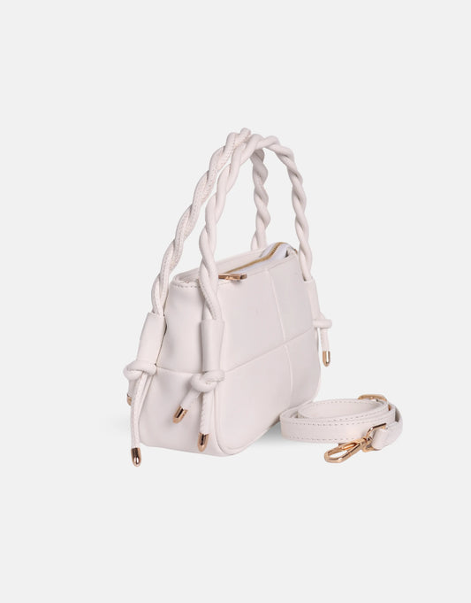 Iris White Crossbody Bag for Women | Leather Handbag
