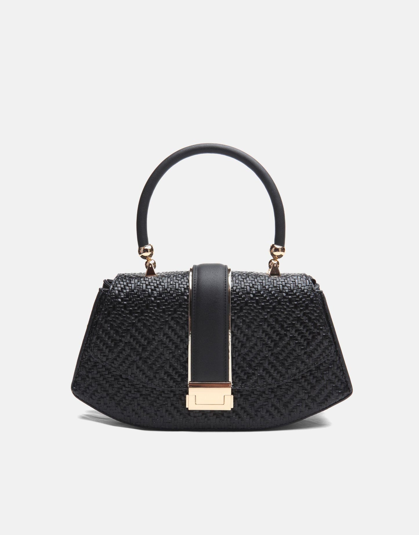 Black desinger luxury Leather Handbag for women 