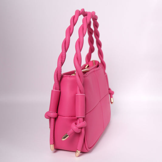 Luxury Pink Crossbody Bag for Women | Leather Minimalist Crossbody Bag - Anharo