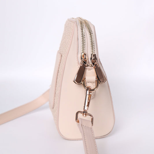 Minimalist Beige Crossbody Bag for Women - Anharo
