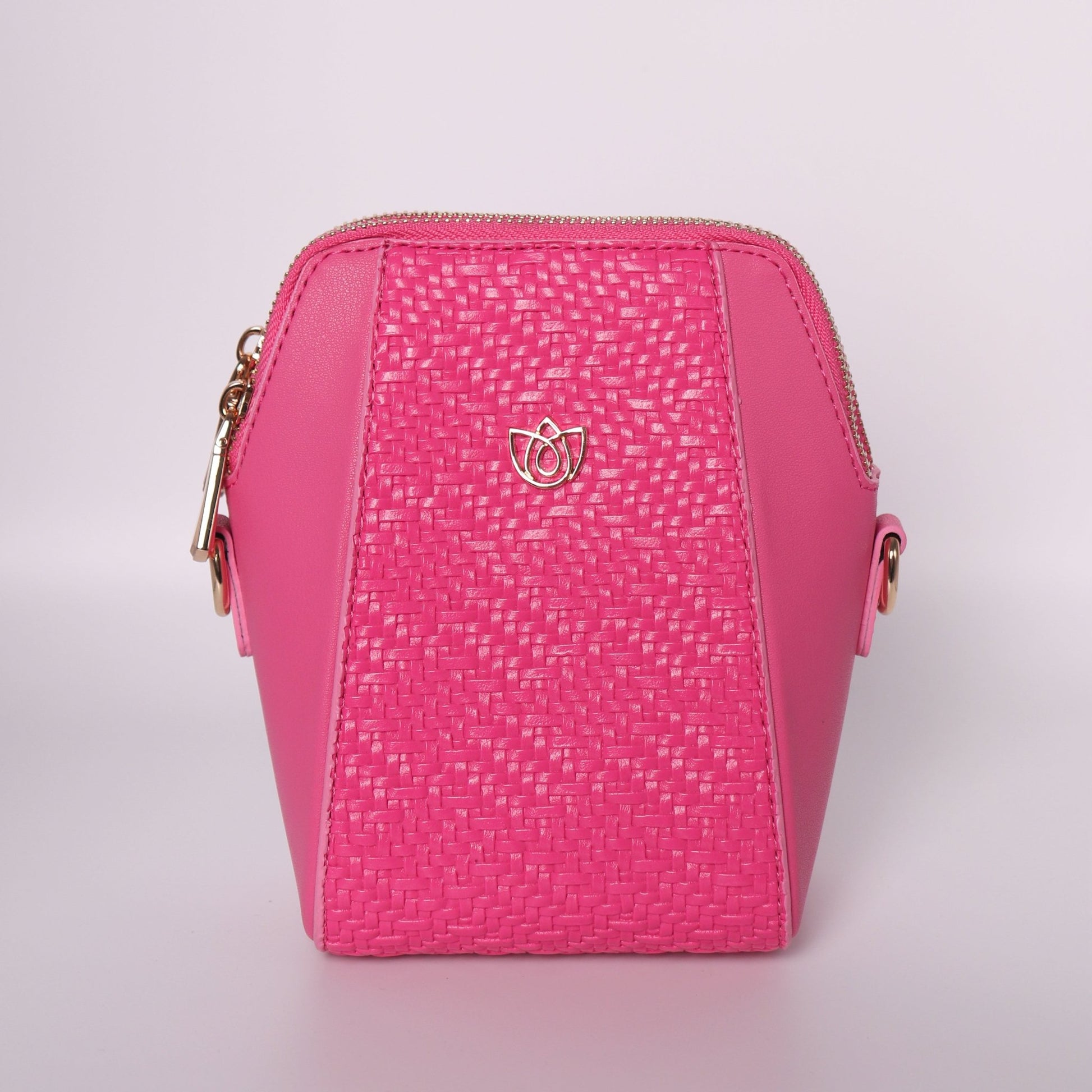 Minimalist Pink Crossbody Bag for Women - Anharo