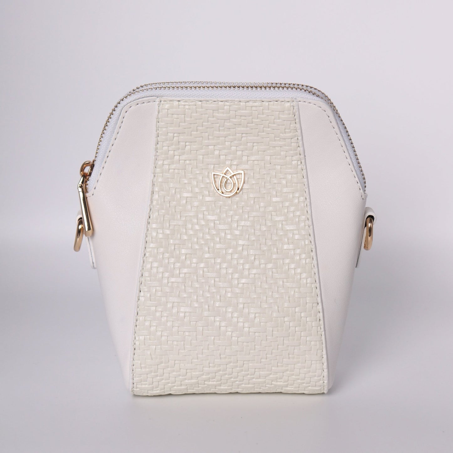 Minimalist White Crossbody Bag for Women - Anharo
